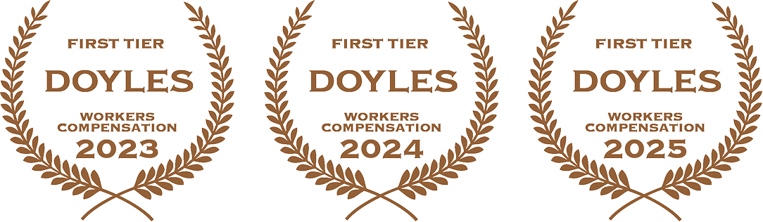 Doyles workers compensation first tier award 2023, 2024 and 2025